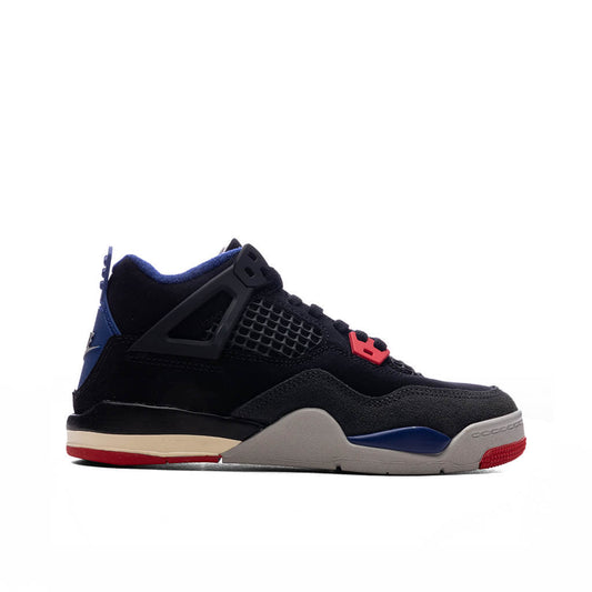 Air Jordan 4 Retro 'Rare Air' (PS) - Black/Fire Red/Deep Royal Blue