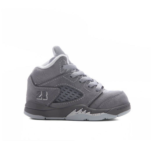 Air Jordan 5 Retro 'Wolf Grey' (TD) - Light Graphite/White/Wolf Grey