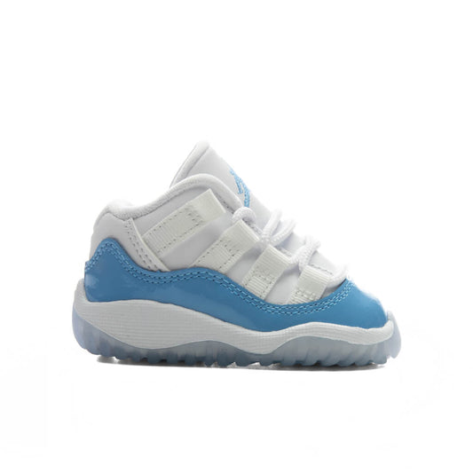 Air Jordan 11 Retro Low 'University Blue' (TD) - White/University Blue/Black