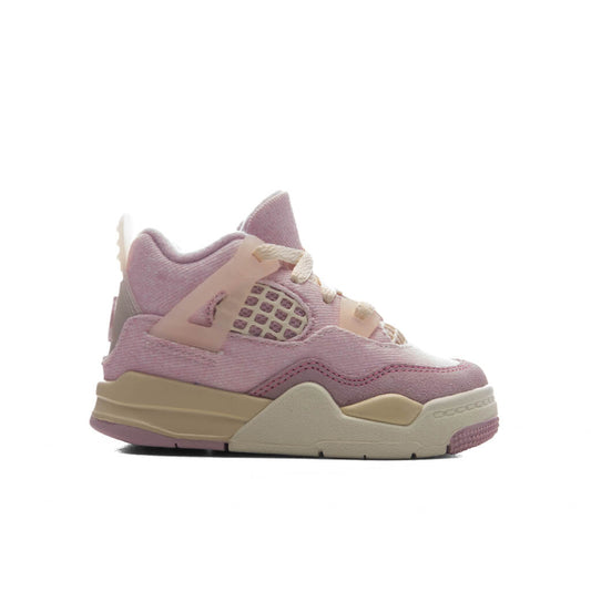 Air Jordan 4 Retro 'Iced Carmine' (TD) - Iced Carmine/Coconut Milk