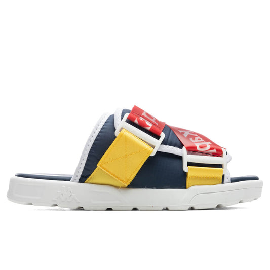 Authentic Mitel 1 Sandals - Dark Blue/Red