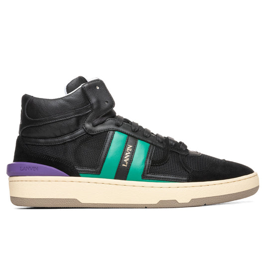Clay High Top Sneakers - Black/Mint Green
