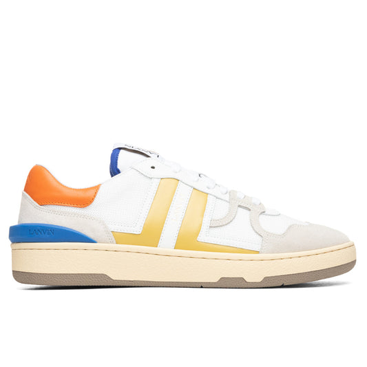 Clay Low Top Sneakers - White/Yellow