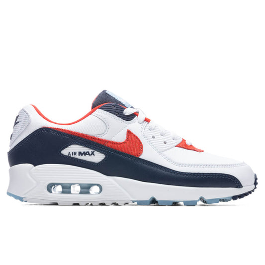 Air Max 90 - White/Chile Red