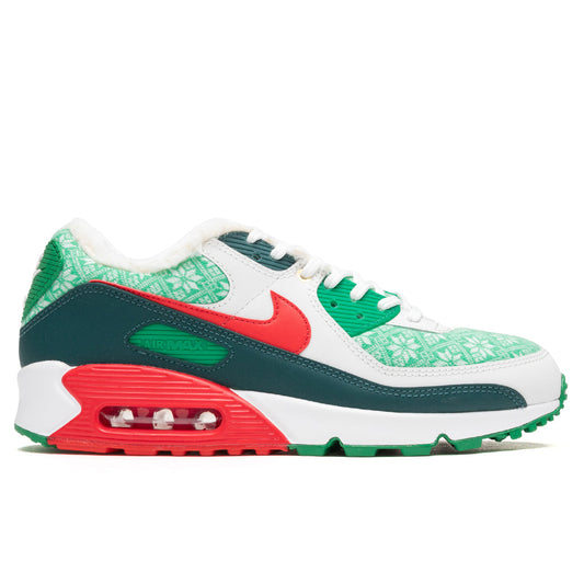 Air Max 90 - White/University Red/Dark Atomic Teal