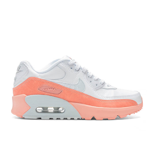 Air Max 90 LTR SE (GS) - White/Aura/LT Madder Root
