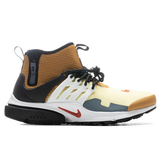 Air Presto Mid Utility - Bicycle Yellow/Cinnabar/Wheat