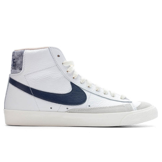 Blazer Mid '77 Washed Denim - White/Midnight Navy/Sail