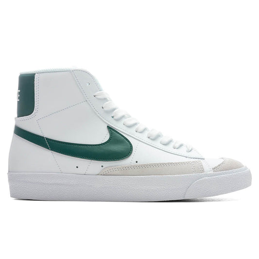 Blazer Mid '77 (GS) - White/Dark Teal Green