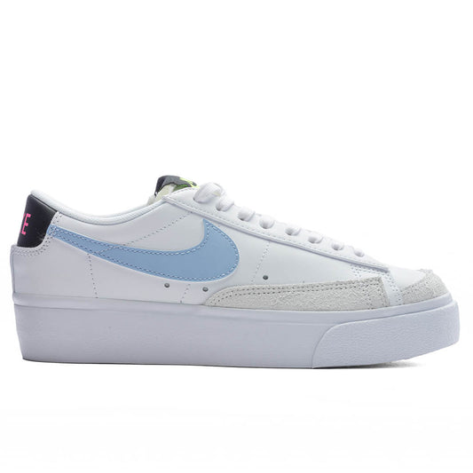 Women's Blazer Low Platform - White/Cobalt Bliss/Violet