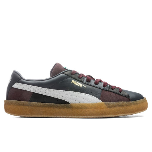 Suede Crepe Patch - Black