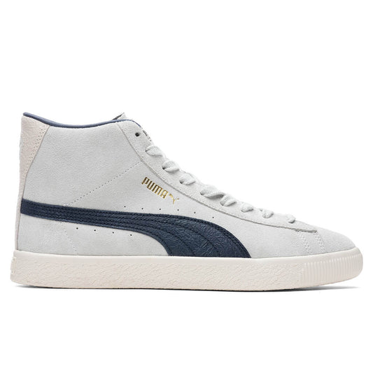 Suede Mid VTG RDL - White/New Navy