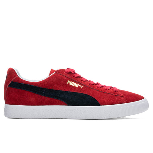 Suede VTG MIJ Retro - High Risk Red/New Navy
