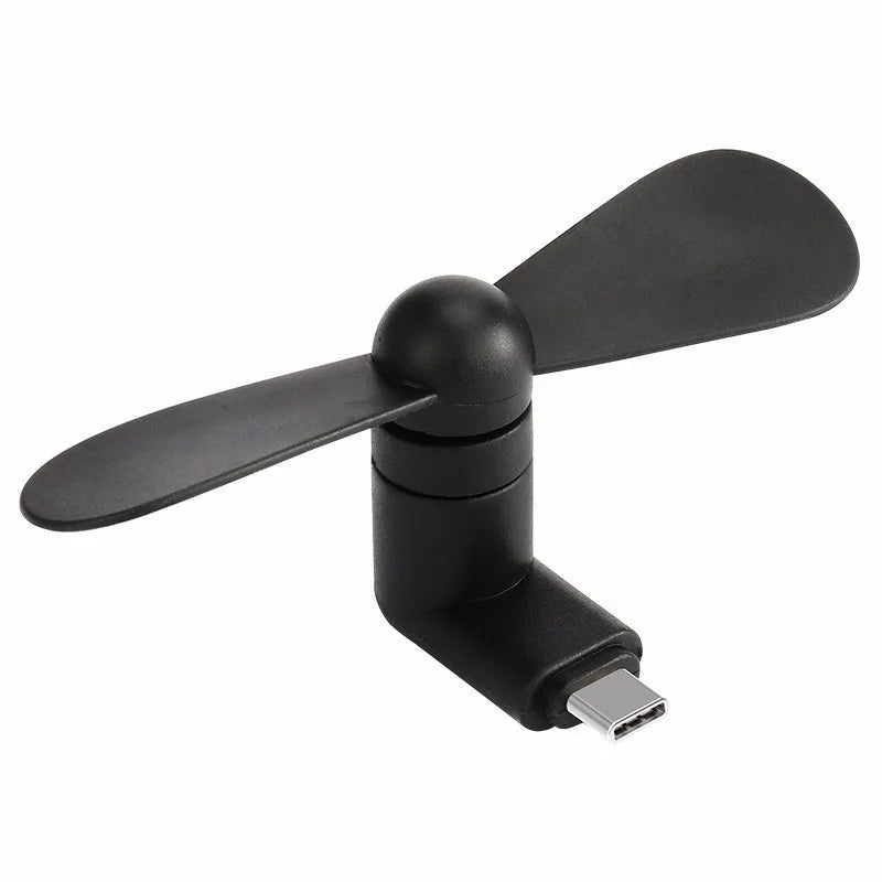 Mini Portable Type-c USB Fan 5v 1w Mobile Phone USB Gadget Fans Tester For Type-C Type C USB-C Mobile Phone Fan