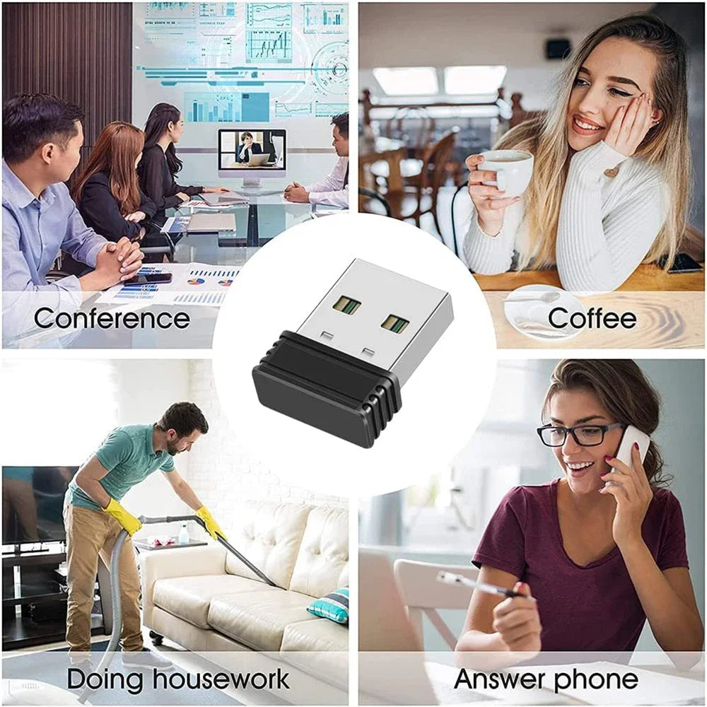 USB Port Shaker Wiggler Awake Mouse Wireless Mouse Jigglers Mover Undetectable Automatic for Laptop Keeps Computer Movement