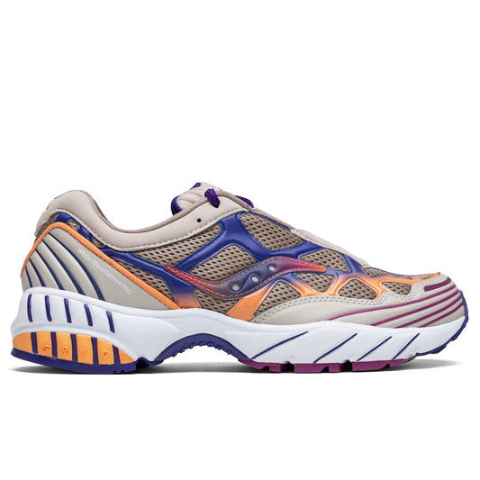 Saucony x White Mountaineering Grid Web - Tan/Orange/Purple