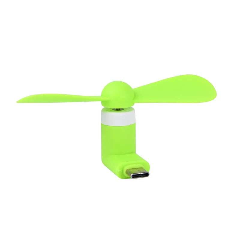 Mini Portable Type-c USB Fan 5v 1w Mobile Phone USB Gadget Fans Tester For Type-C Type C USB-C Mobile Phone Fan