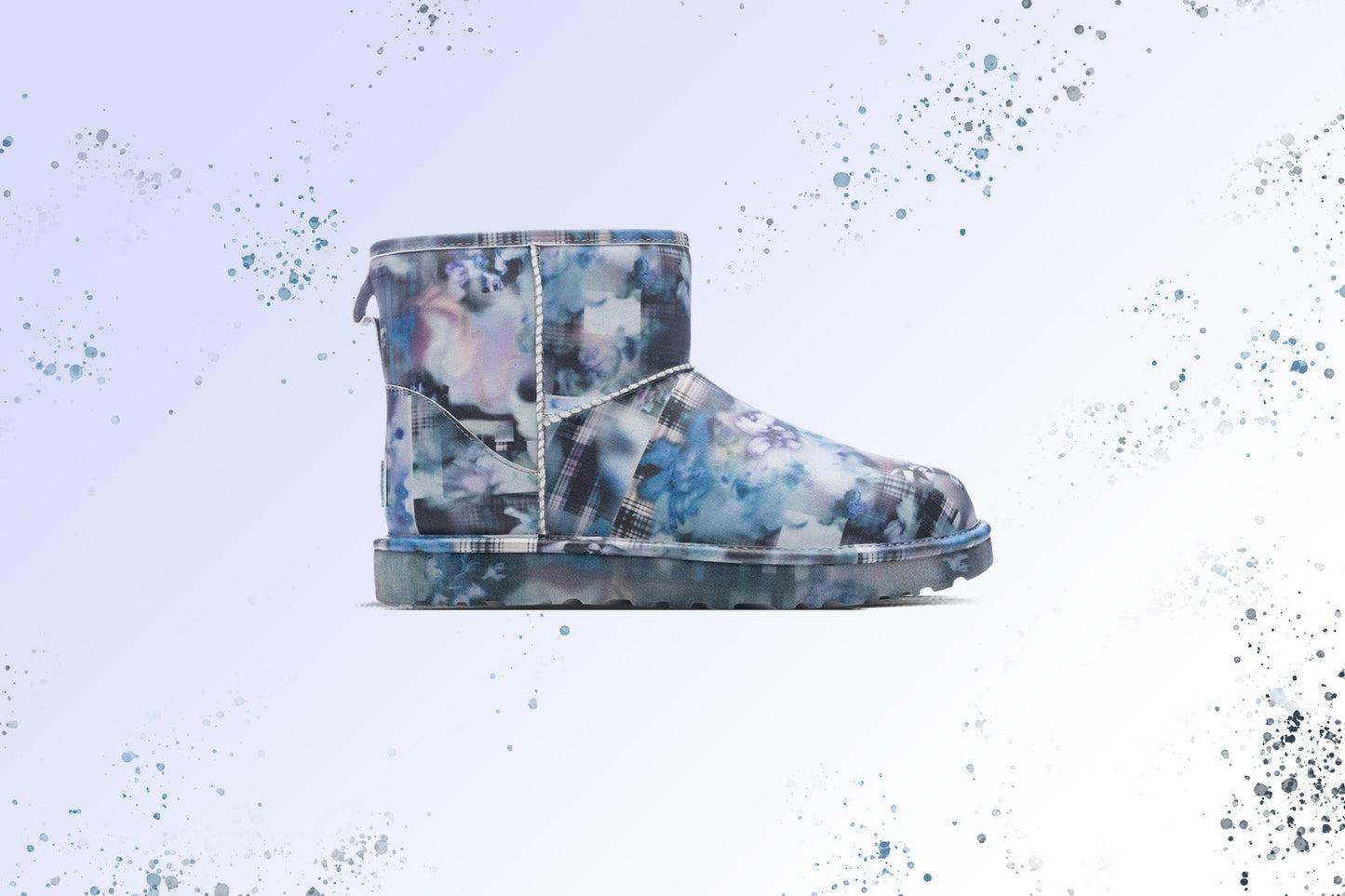 UGG x Collina Strada Classic Mini - Dark Blue Floral