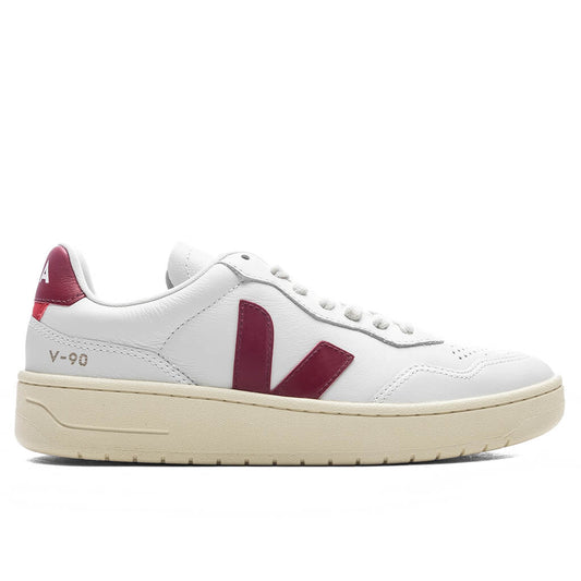 V-90 O.T. Leather - Extra White/Marsala