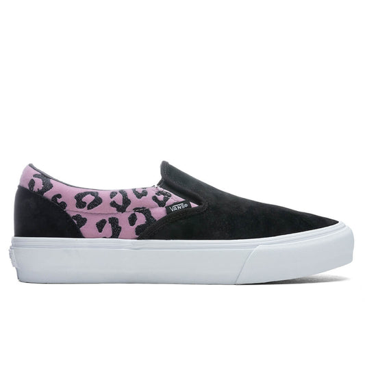 Classic Slip-VLT LX "Velvet Animal" - Mauve Lepard/Black
