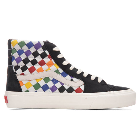 Sk8-Hi VLT LX "Pride" - Woven Leather Rainbow
