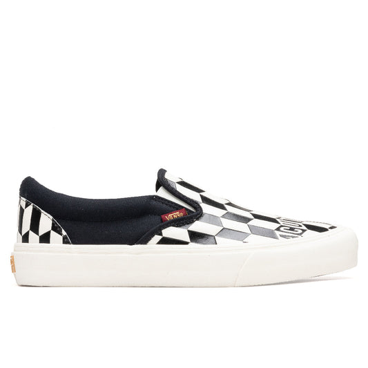 Vans Vault x Baracuta Classic Slip-VLT LX - Black Checkerboard