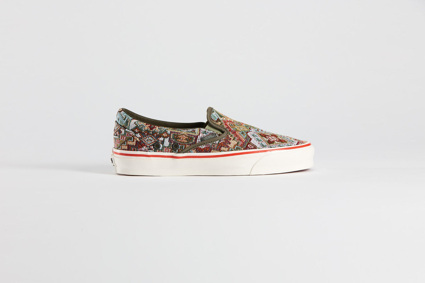 Vans Vault x Nigel Cabourn OG Classic Slip-LX - Carpet Green Mix