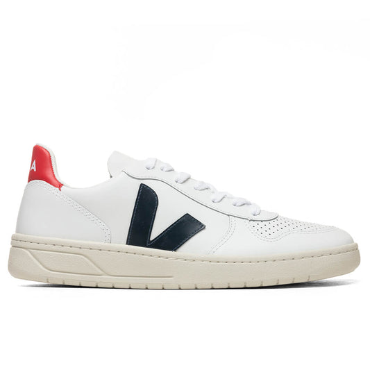 V-10 Leather - Extra White/Nautico Pekin