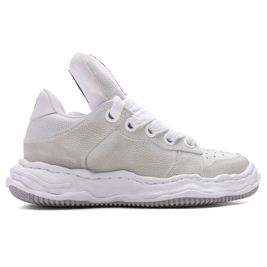 Wayne Puffer Low OG Sole Brushed Shrink Leather - White