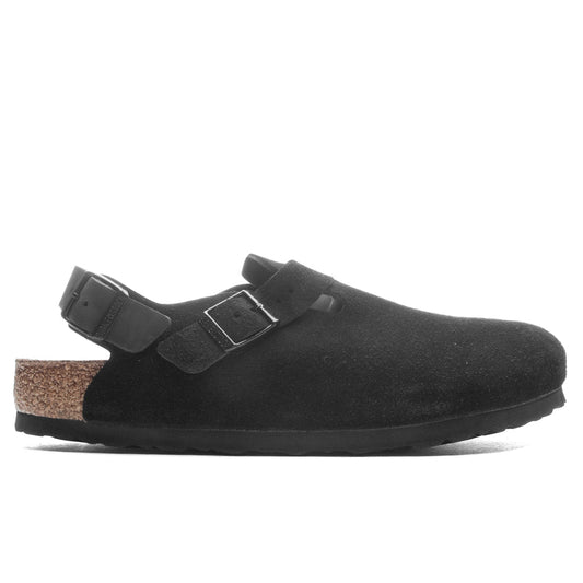Wide Tokio Suede Leather - Black