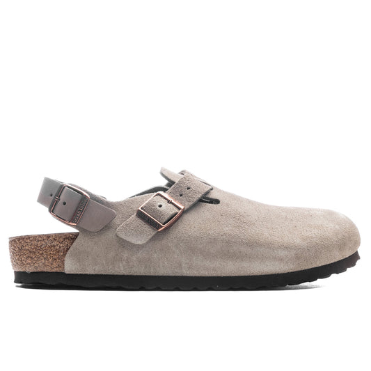 Wide Tokio Suede Leather - Taupe