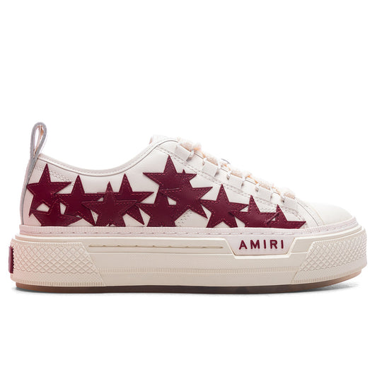 Women's Stars Court Low - Deep Red