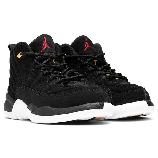 Air Jordan 12 Retro (PS) - Black/Taxi