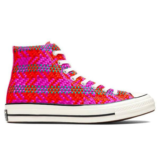 Chuck 70 Hi - Cherry Red/Pink Pop/Egret Hearts