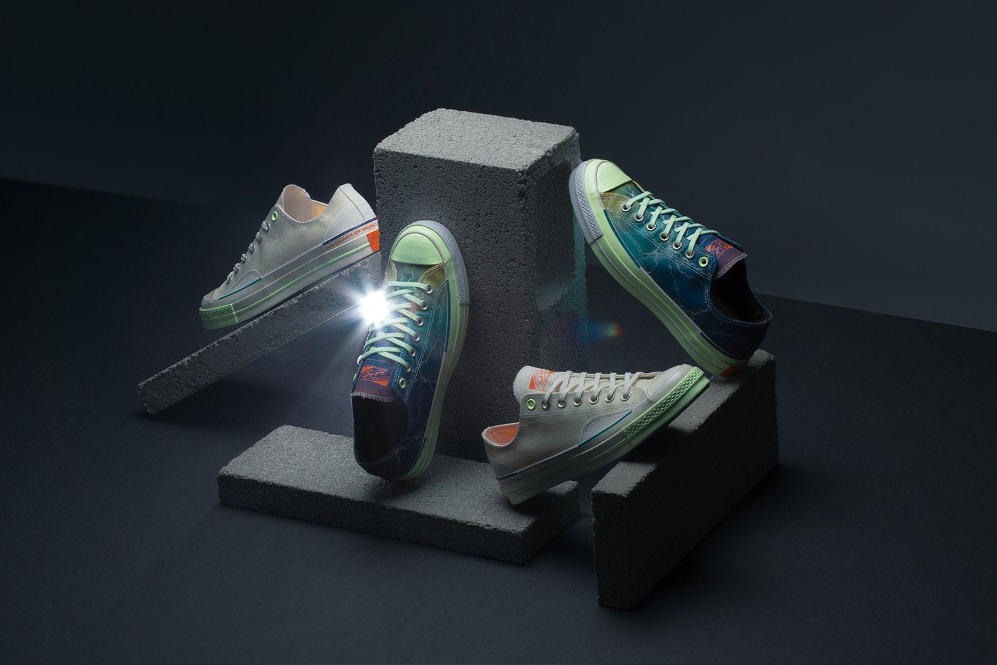 Converse x Pigalle Chuck 70 Ox - Multi/Black/Egret