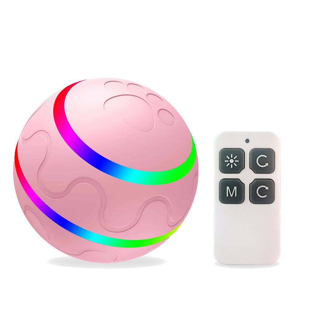 Automatic Cat Wicked Ball Toy – USB Rechargeable Smart Interactive Self Rotating Ball for Cats