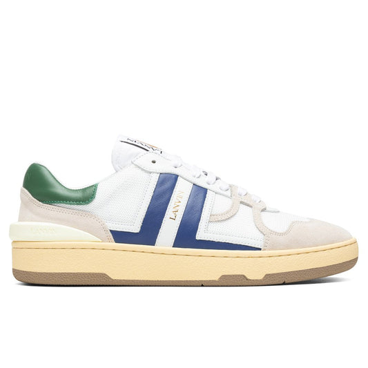 Tennis Low Top Sneaker - White/Blue