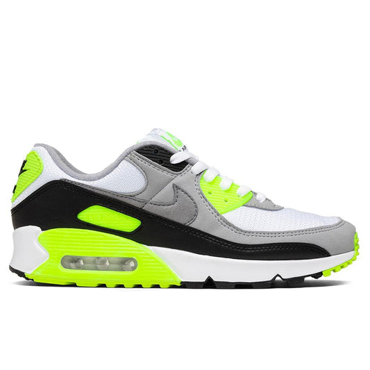 Air Max 90 - White/Particle Grey/Volt/Black