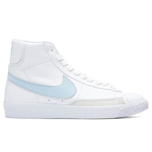 Blazer Mid (GS) - White/Celestine Blue