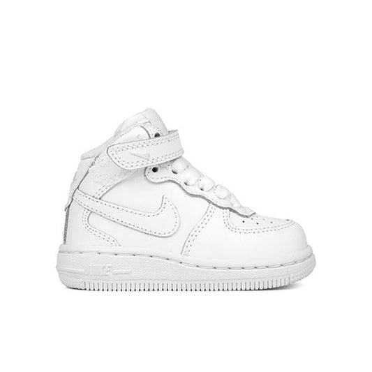 Toddler Air Force 1 Mid - White/White/White
