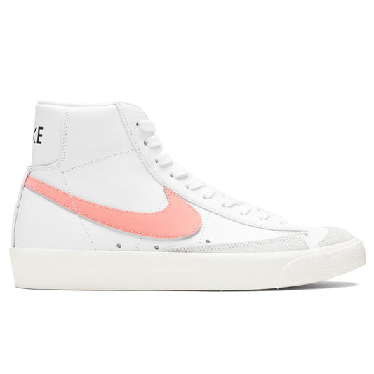 Women's Blazer Mid '77 - White/Atomic Pink/Hyper Crimson