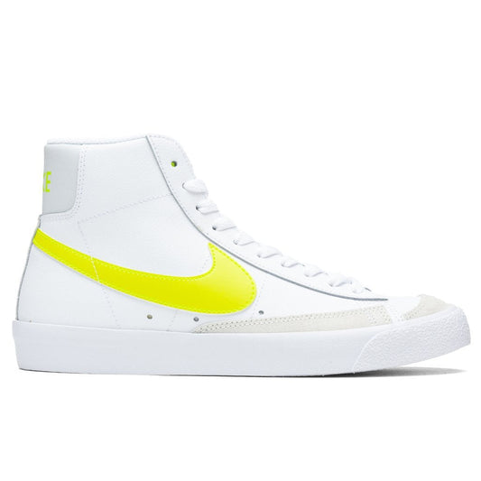 Women's Blazer Mid '77 - White/Lemon Venom/Pure Platinum/Fossil